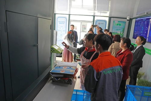 中国建设报 专刊部调研组到宁围参观调研垃圾分类工作